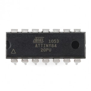 AVR 14 Pin 20MHz 8K 12A/D - ATtiny84
